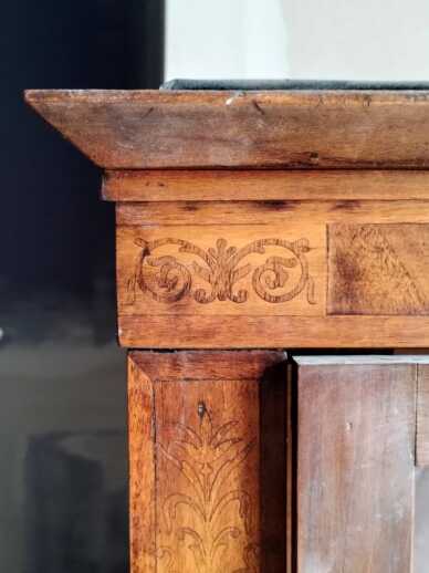 Antik fa bútor javítás folyamata